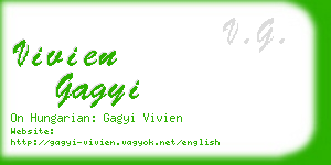 vivien gagyi business card